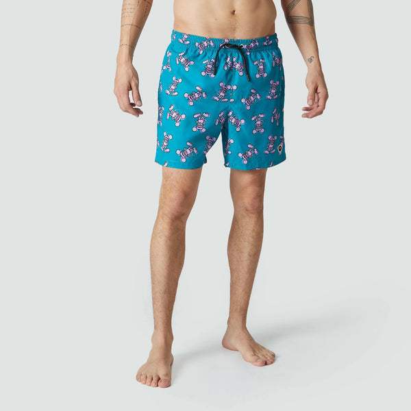 Andy Mouse Swim Shorts - Green
