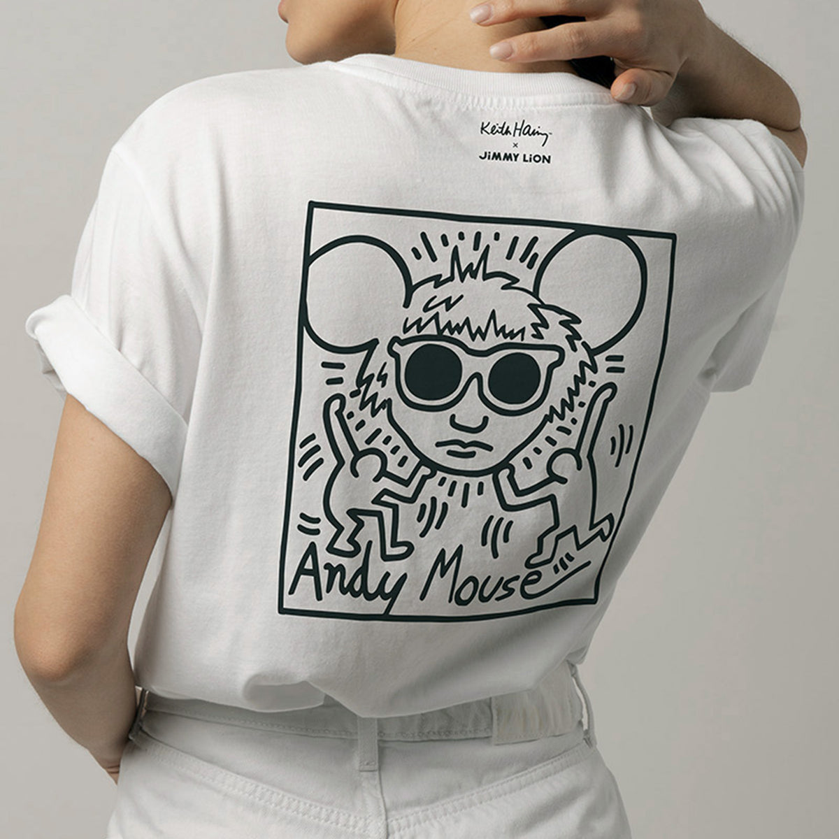 Andy Mouse Tee - White