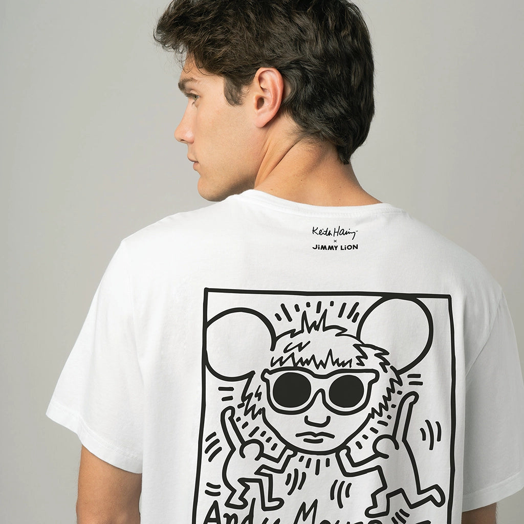 Andy Mouse Tee - White