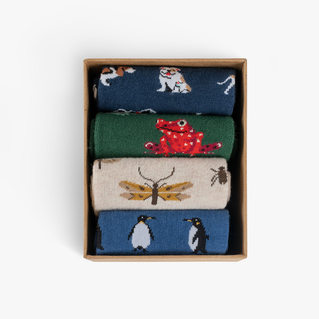 Animal Patterns 4-Pair Pack