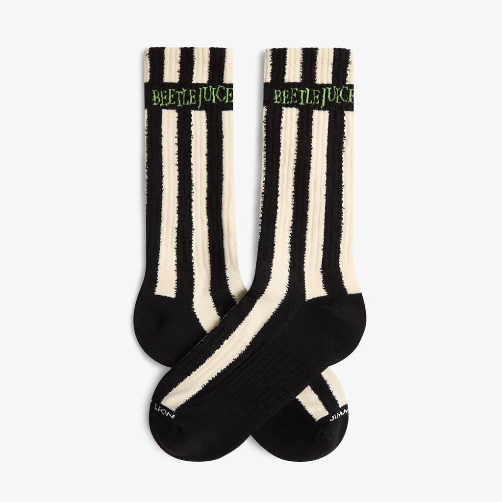 Athletic Beetlejuice Pinstripe - Black, Beige