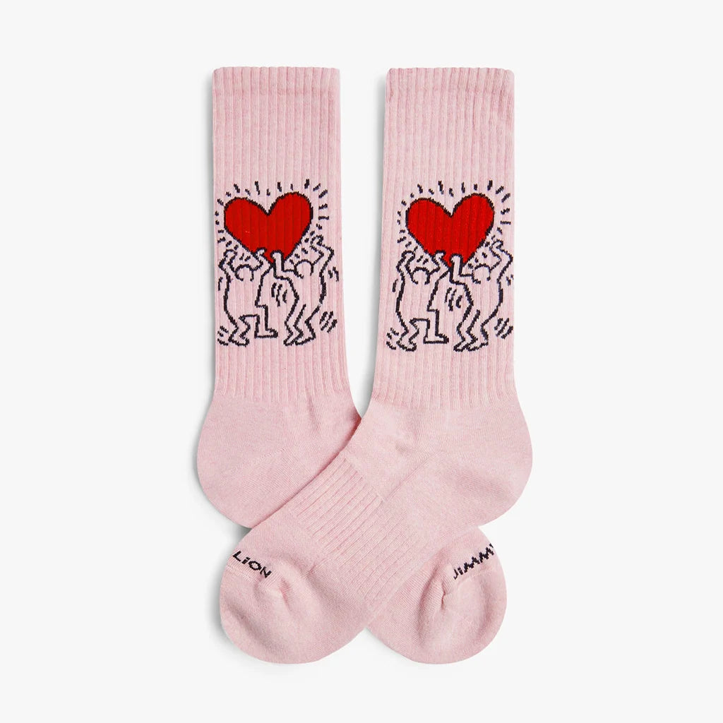 Athletic Keith Haring Heart - Pink