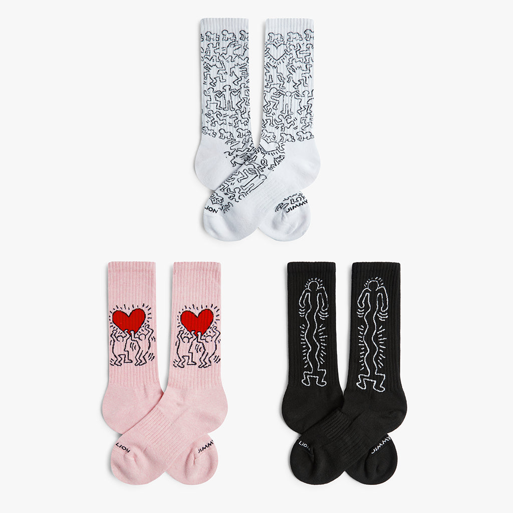 Keith Haring T-Shirt & Gift Pack Bundle - Various