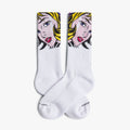 Athletic Roy Lichtenstein Girl With Hair Ribbon - White