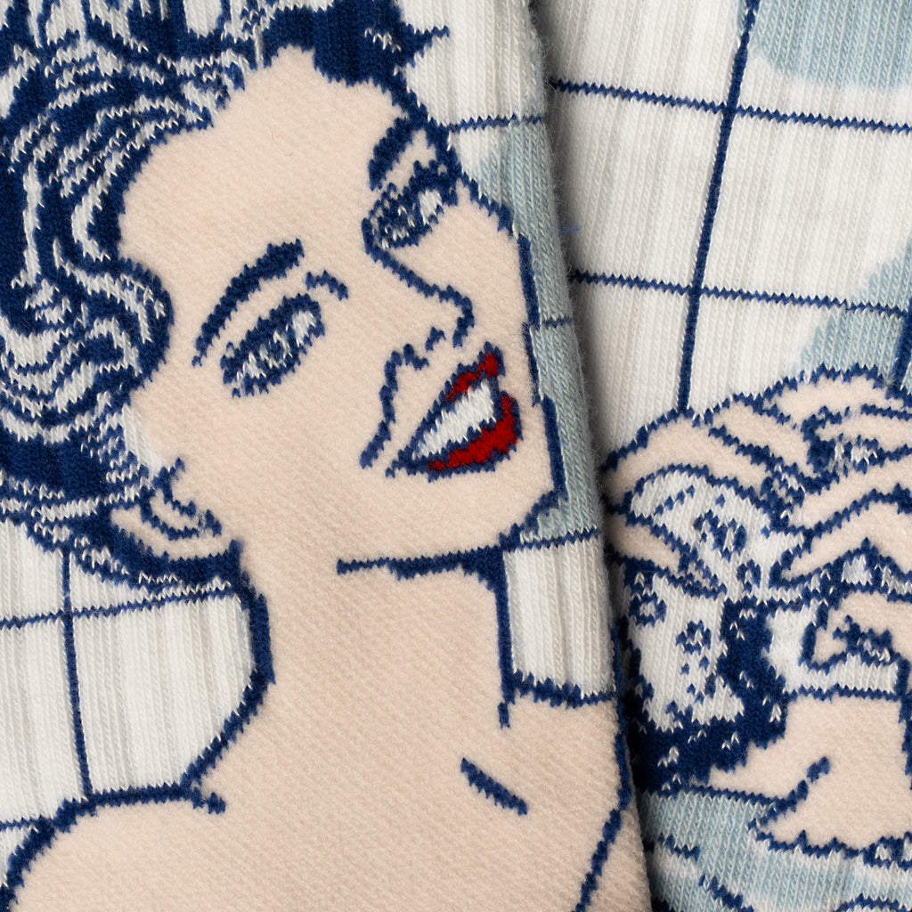 Athletic Roy Lichtenstein Girl in Bath - Light Blue