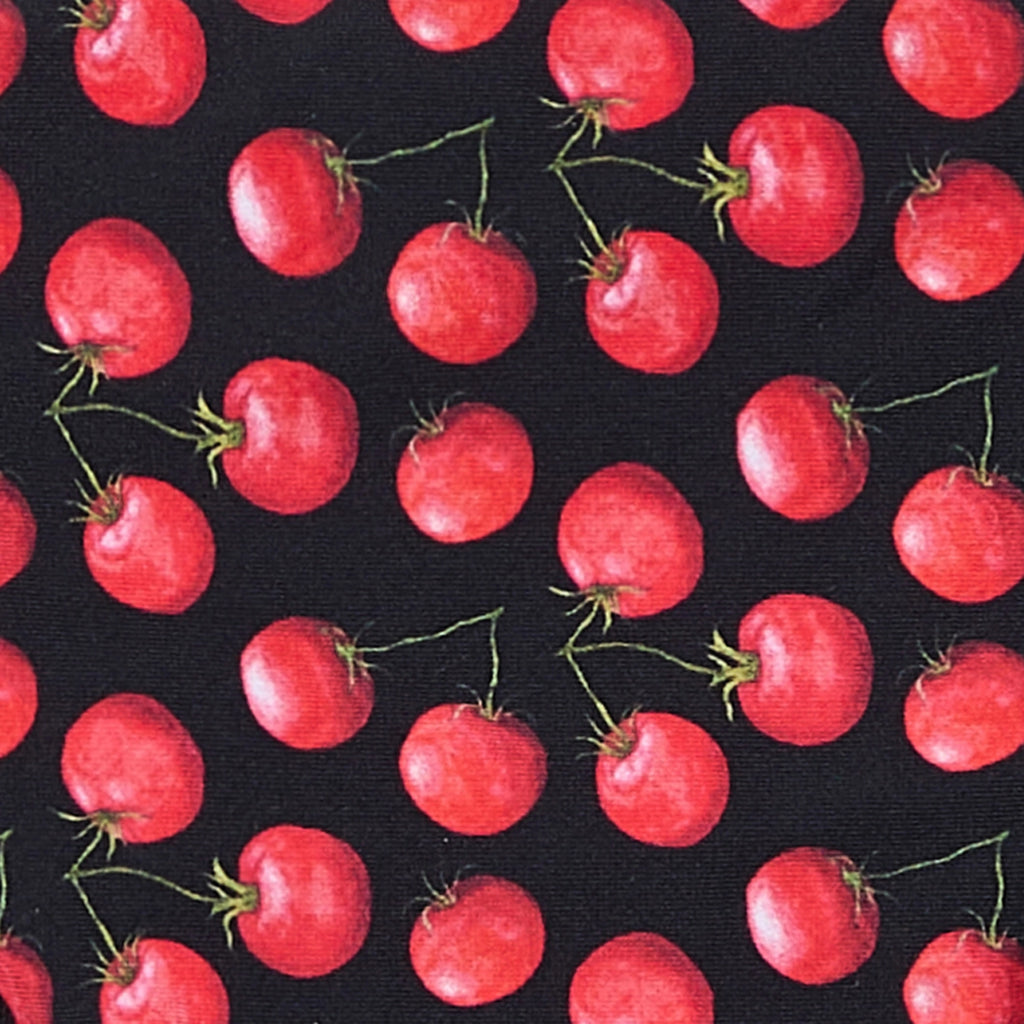 Tomatoes Bikini Top - Black and Red
