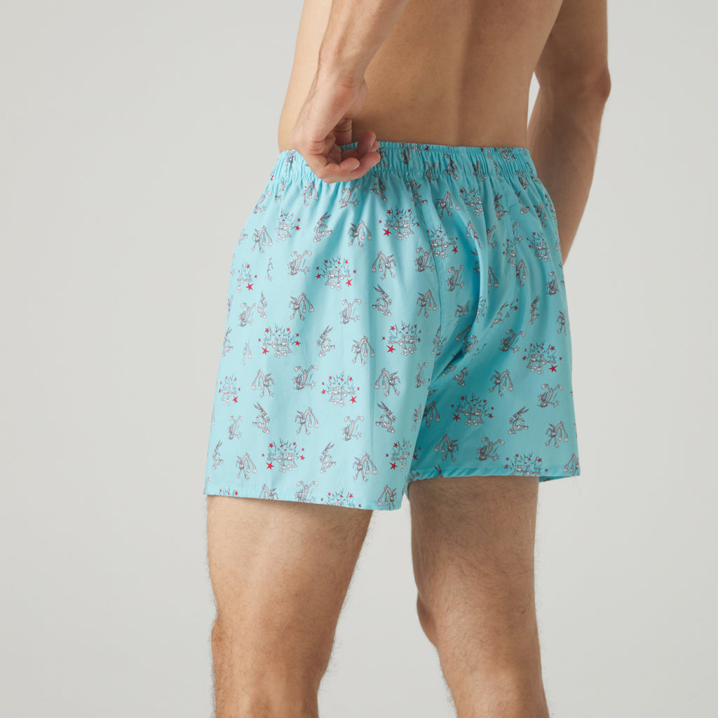 Bugs Bunny Boxer Shorts - Light Blue