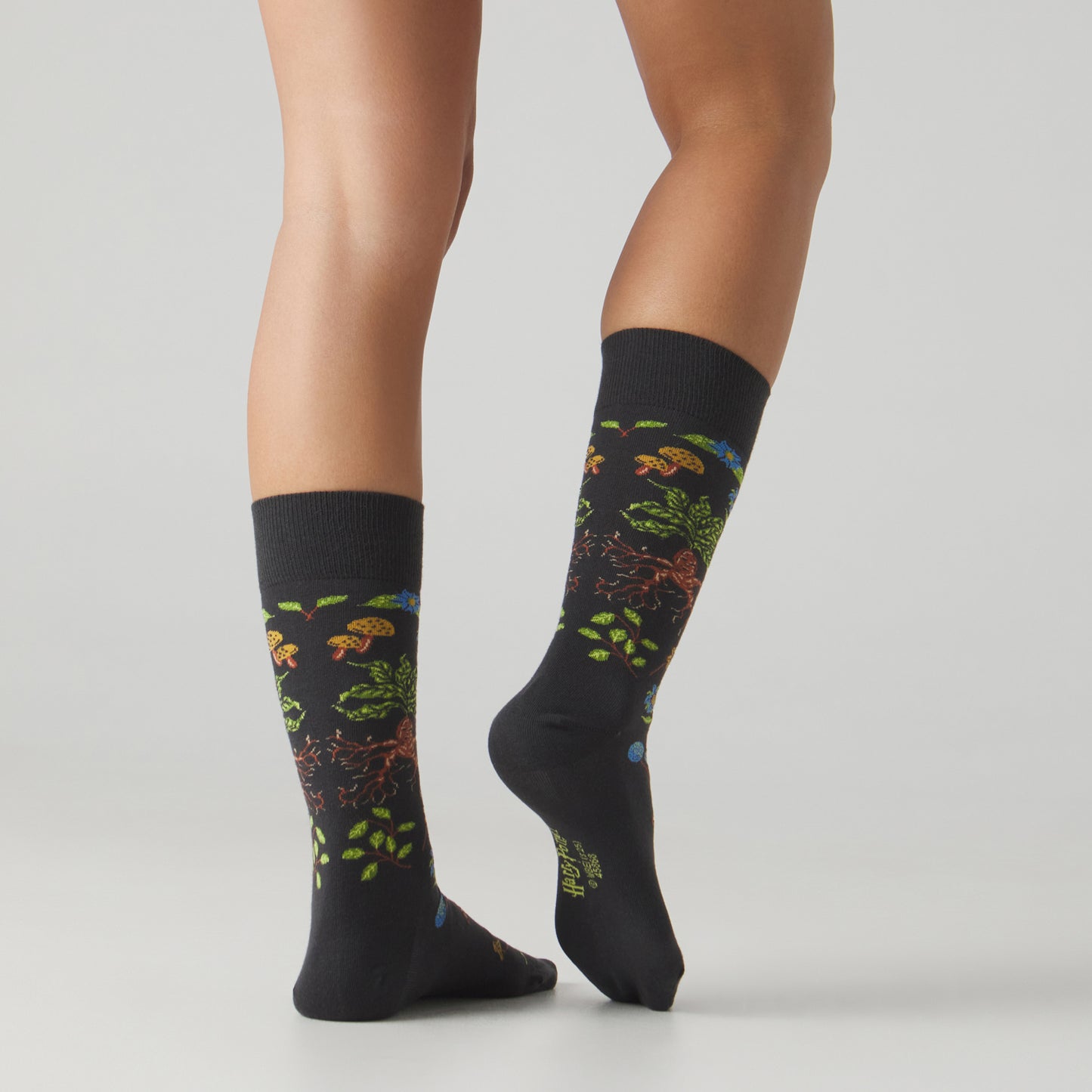 Harry Potter Herbology Socks - Dark Gray