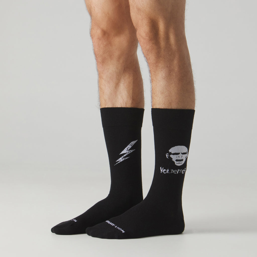 Harry Potter Voldemort Socks - Black