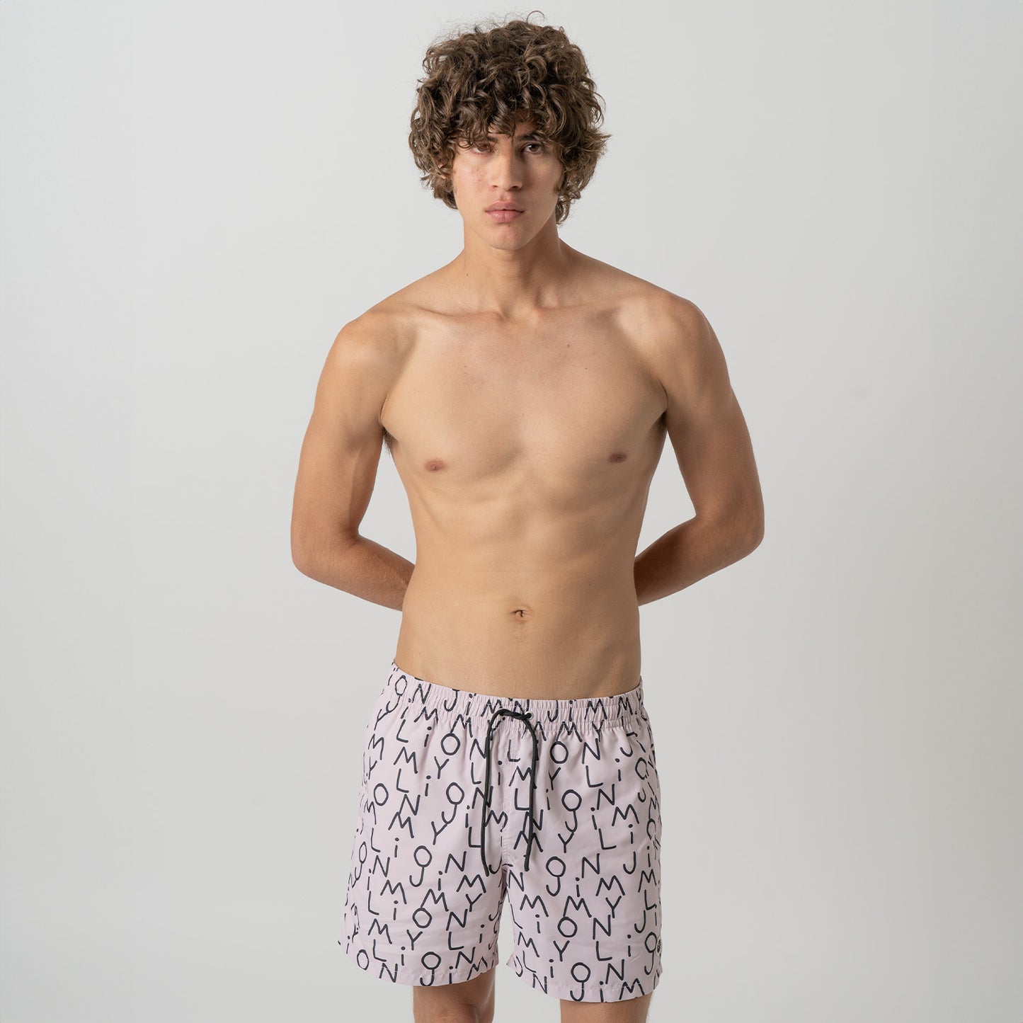 Jimmy Lion Swim Shorts - Light Pink (2)