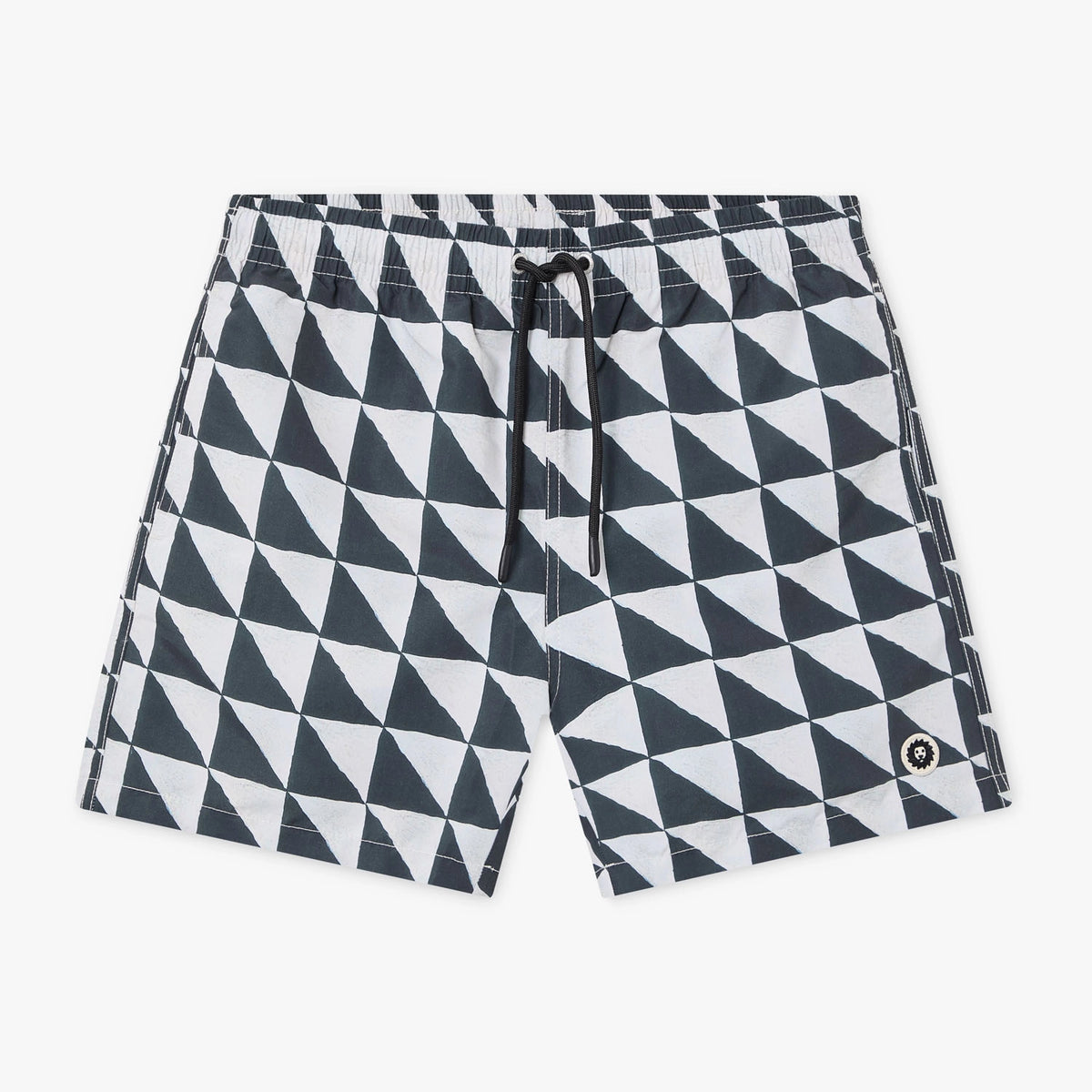 Mosaic Swim Shorts - Black