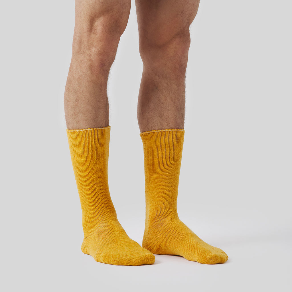 Premium Winter Wool Cash - Mustard Yellow