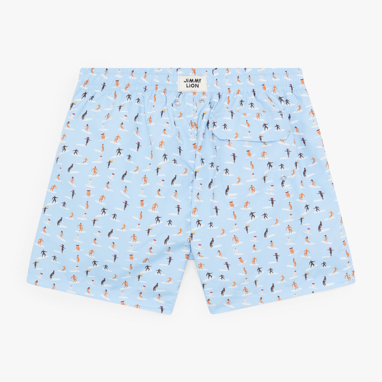 Surfers Swim Shorts - Light Blue (1)