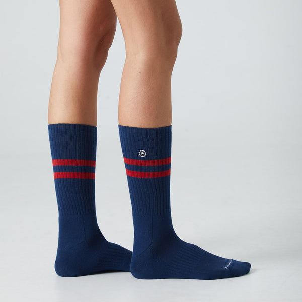 Athletic Essentials Stripes - Dark Blue