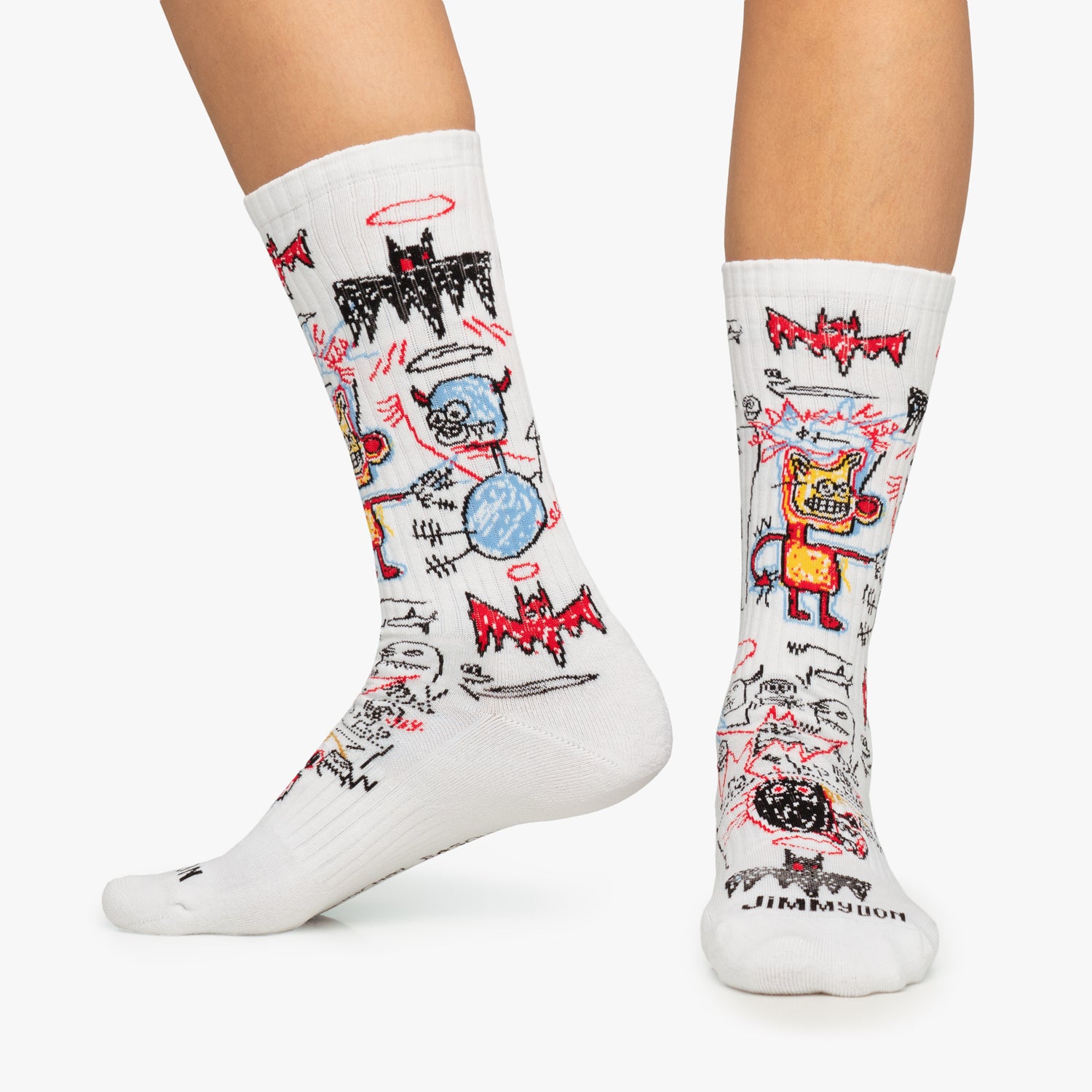 Athletic Socks Athletic Basquiat Batman Basquiat x Jimmy Lion