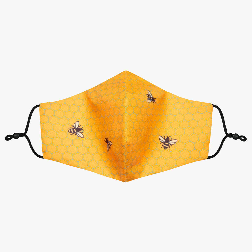 Bees Face Mask - Yellow