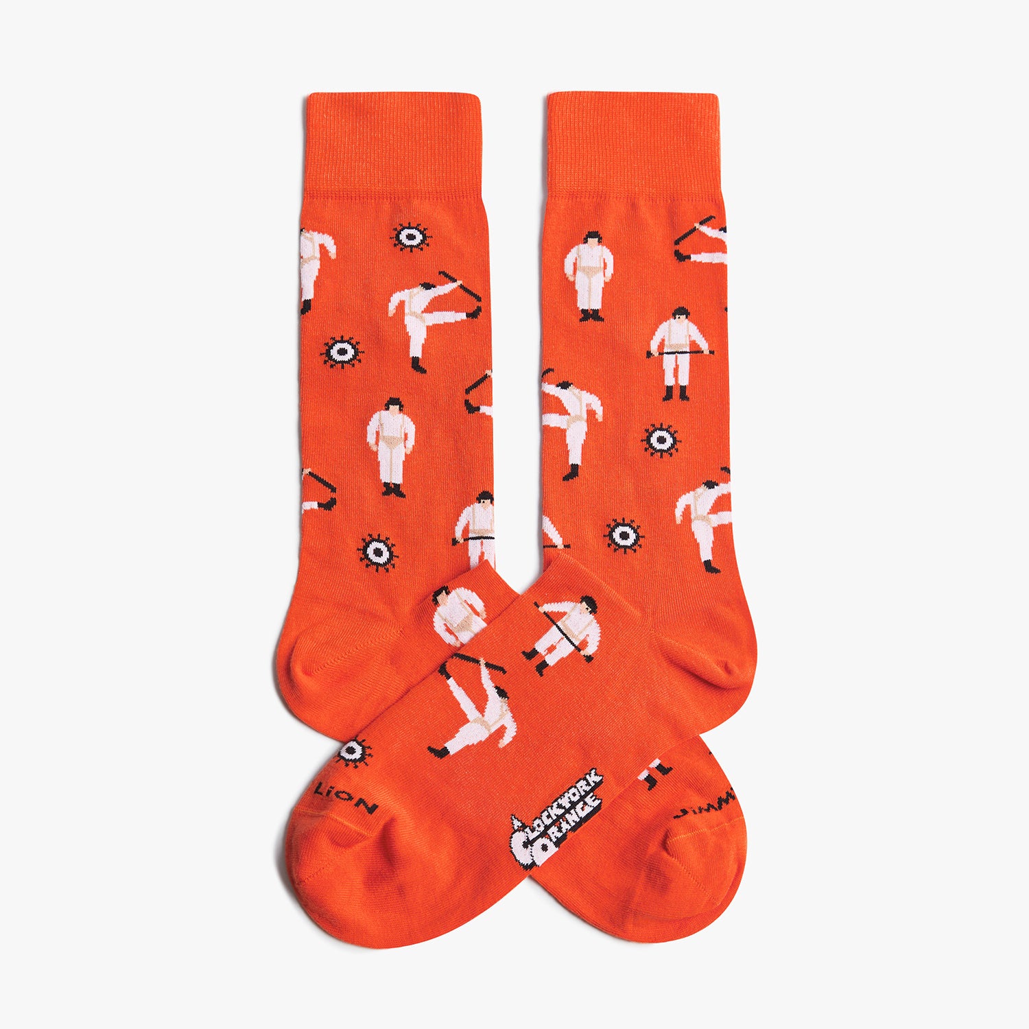 Clockwork Orange Pattern - Orange