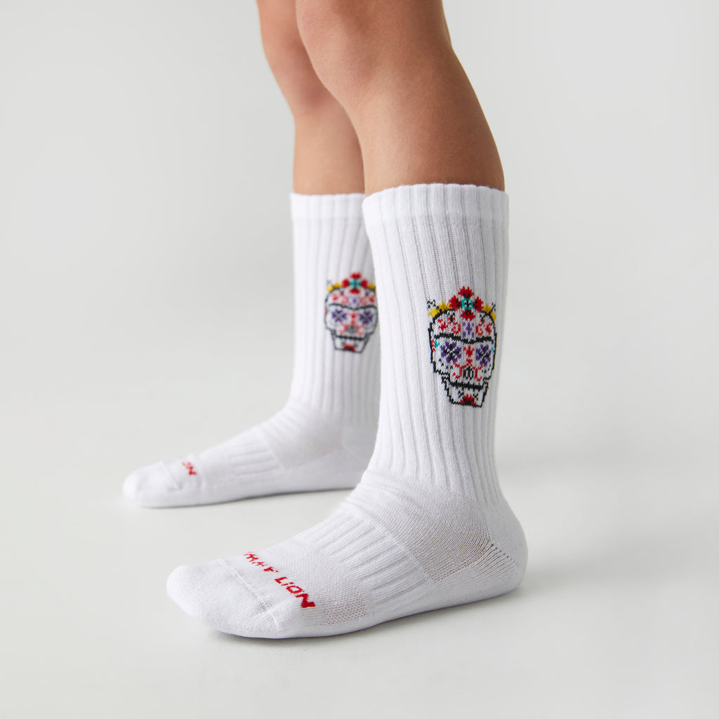 Kids Athletic Frida Calavera - White (1)