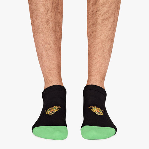 Ankle Athletic Leopard - Black (1)