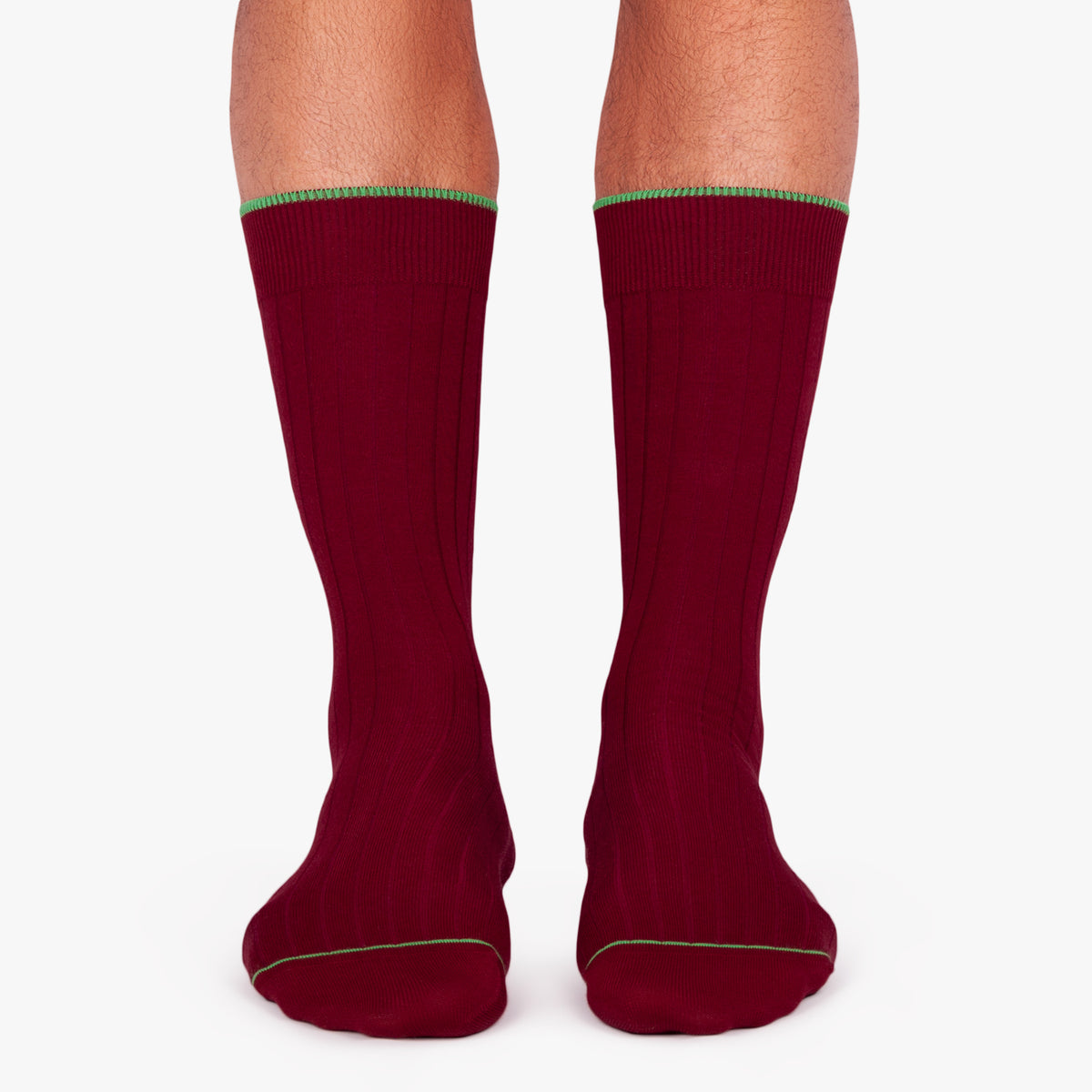Ribbed - Dark Red (1)